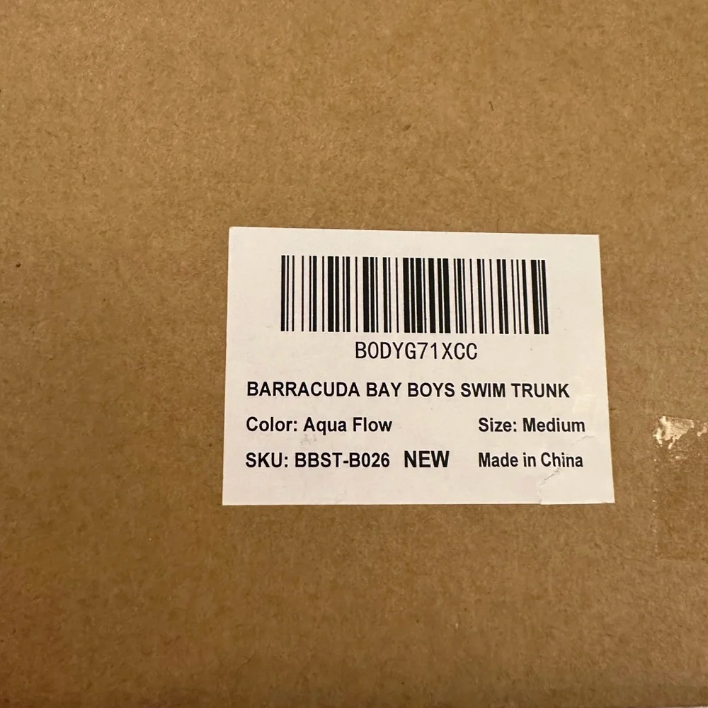 Barracuda Bay Boys Swim Trunks